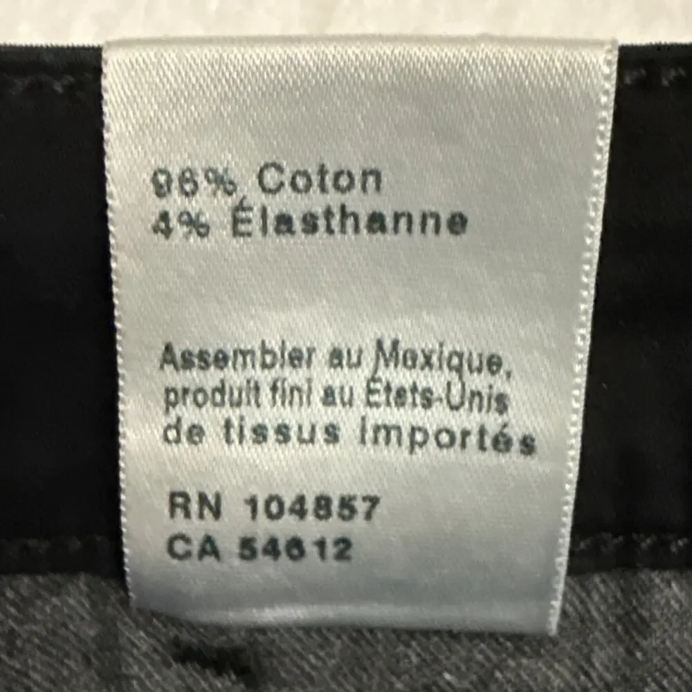 AG Adriano Goldschmied Mens Size 33R The Lux Khaki Tailored Trouser Pants Black